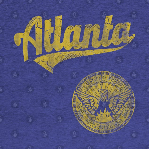 Retro Sporty Atlanta Georgia by E